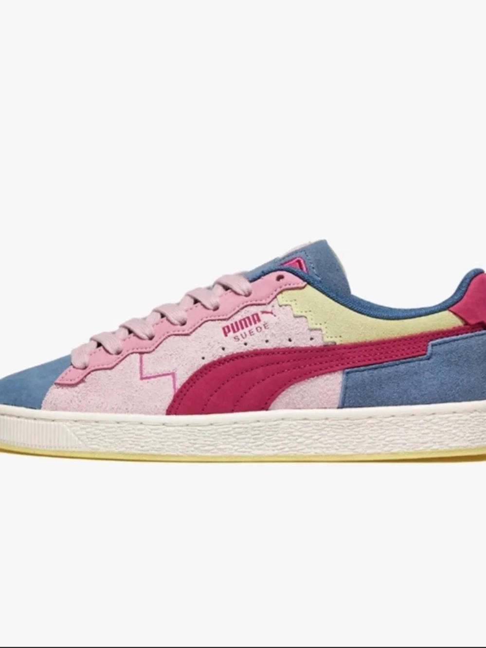 BNWT PUMA x Netflix Squid Game Suede Sneakers Multicolor Men 8.5 Women 10 Pop - Picture 4 of 16